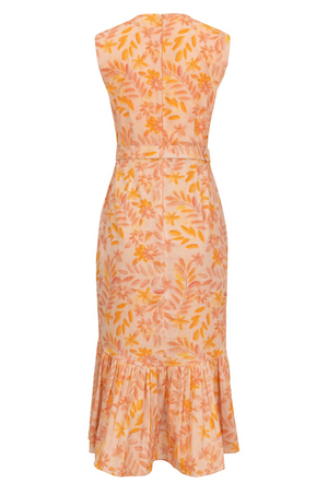Vestido Melón Floral Vanessa