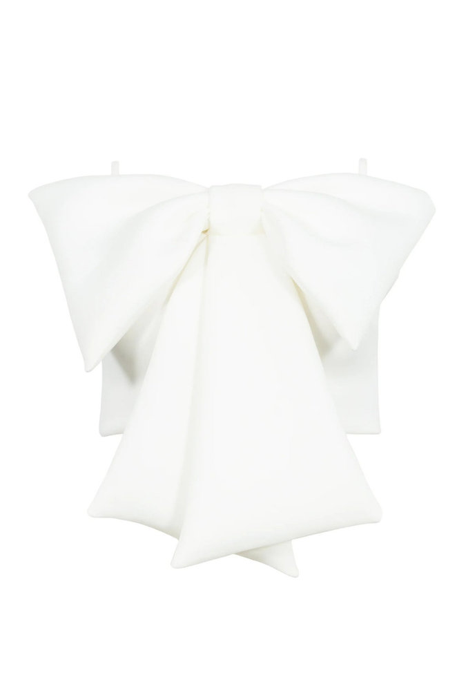 Blusa Blanca Moño Sabrina