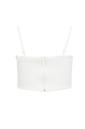Blusa Blanca Moño Sabrina