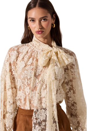Blusa Crema Floral Cassie