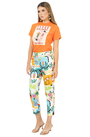 Blusa Naranja Casual Kira