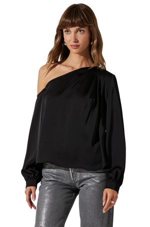 Blusa Negra Hombro Nydia