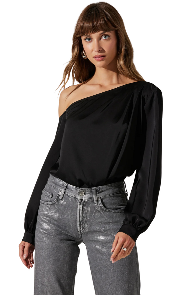 Blusa Negra Hombro Nydia