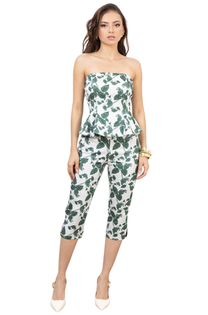 Blusa Verde Est. Strapless  Lola