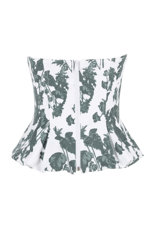 Blusa Verde Est. Strapless  Lola