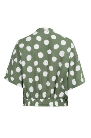 Blusa Verde Lunares Carola