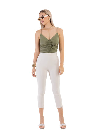 Blusa Verde Olivo Tirantes Adrianna – Blühen