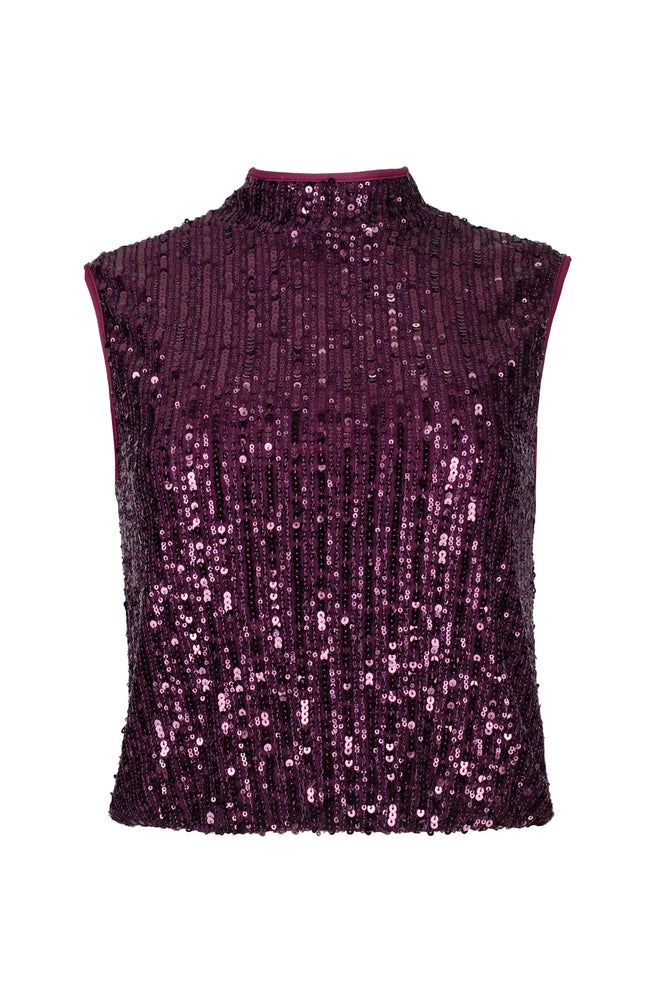 Blusa Purpura Brillos Regina Bluhen