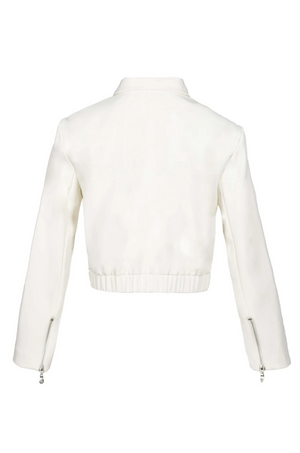 Chaqueta Beige Crop Kai