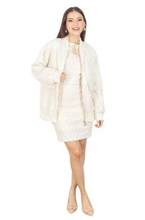 Chaqueta Bomber Ivory Melanie