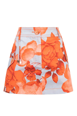 Falda Azul/Naranja Est. Miriam