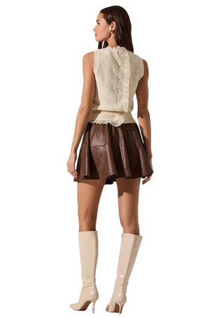 Falda Café Mini Caroline