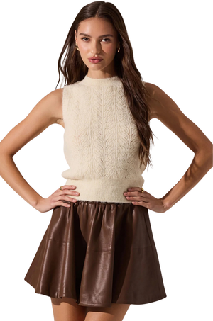 Falda Café Mini Caroline