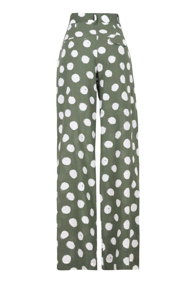 Pantalón Verde Lunares Carola