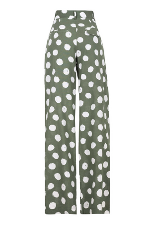 Pantalón Verde Lunares Carola