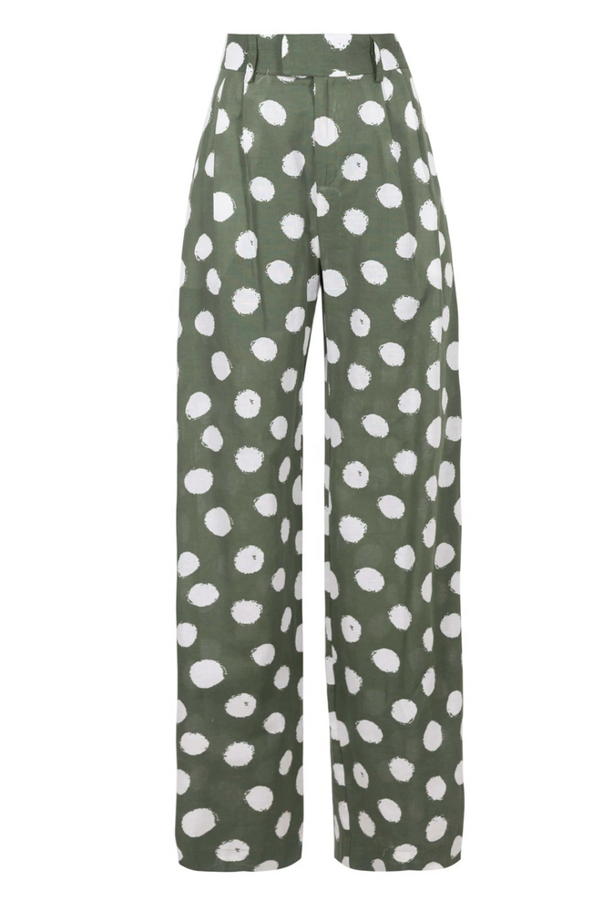 Pantalón Verde Lunares Carola