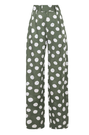 Pantalón Verde Lunares Carola