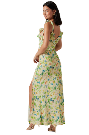 Vestido Amarillo Floral Sonia