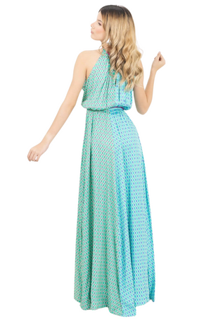 Vestido Azul Multi Silvana