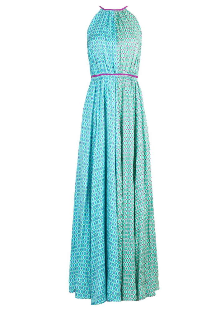 Vestido Azul Multi Silvana