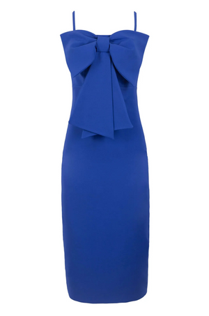 Vestido Azul Rey Moño Alia