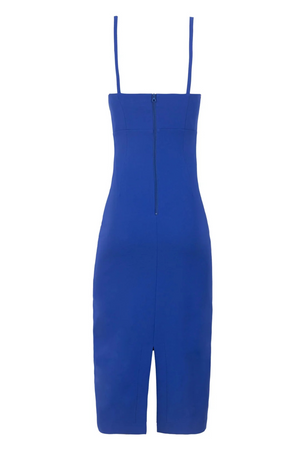 Vestido Azul Rey Moño Alia