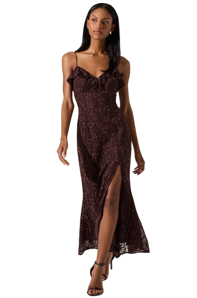 Vestido Café Midi Leslie