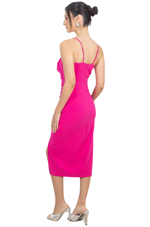 Vestido Fiucsa Midi Lindsay