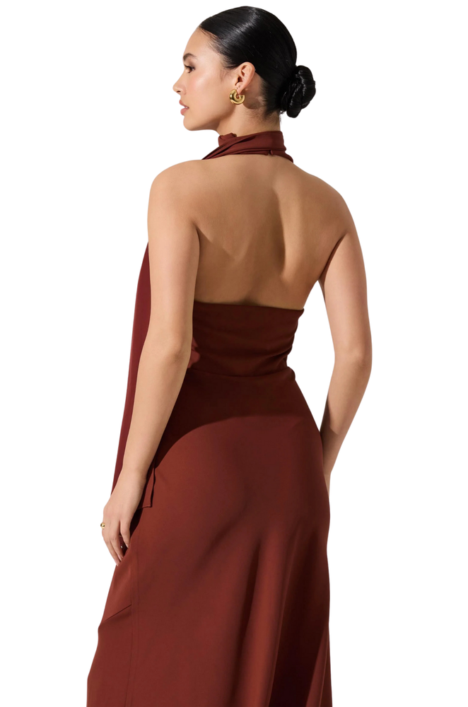 Vestido Guindo Midi Hilary