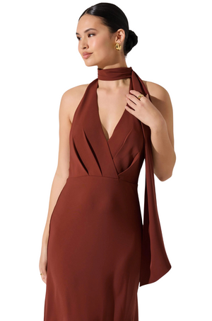 Vestido Guindo Midi Hilary