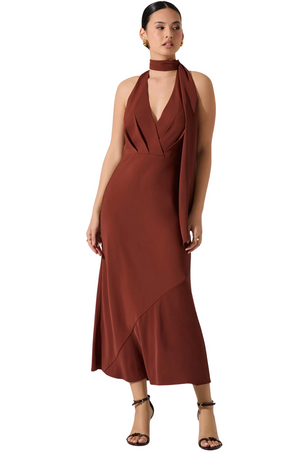 Vestido Guindo Midi Hilary