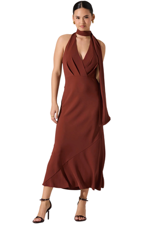 Vestido Guindo Midi Hilary