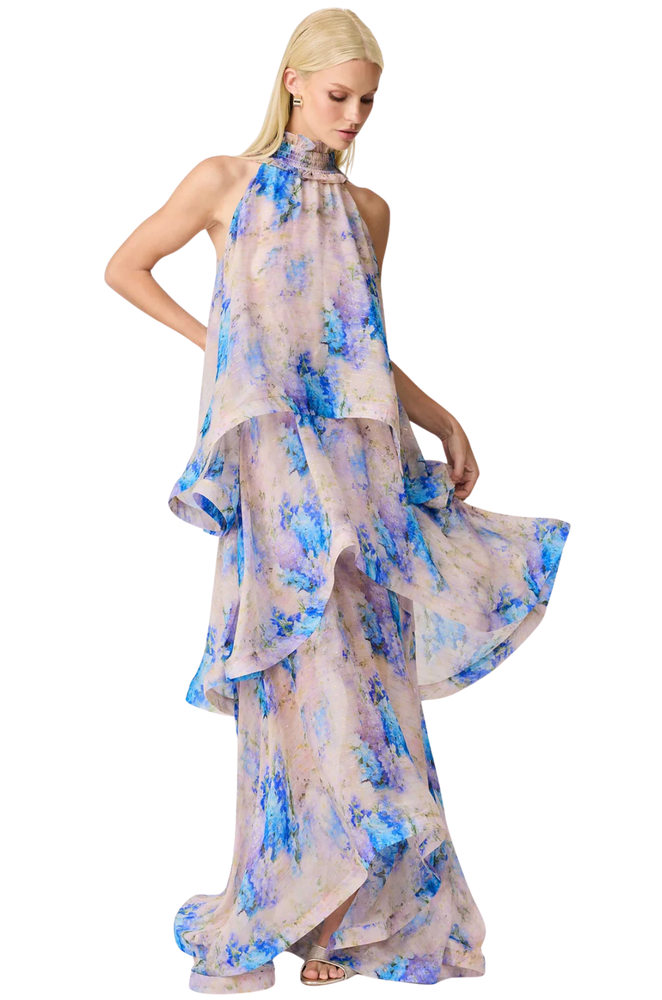 Vestido Lila Floral Triana