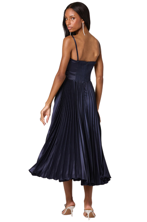 Vestido Marino Midi Arianna