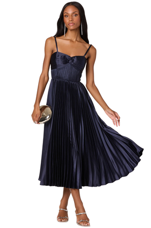 Vestido Marino Midi Arianna