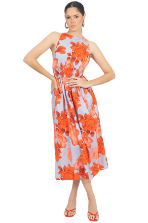 Vestido Naranja Est. Miriam