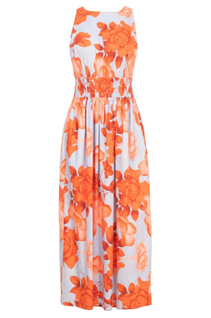 Vestido Naranja Est. Miriam