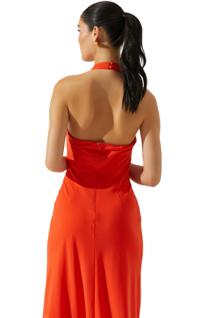 Vestido Naranja Lindsay