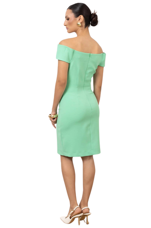 Vestido Pistache Midi Pilar