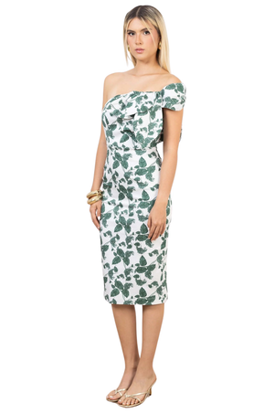 Vestido Verde Est. Midi Lola