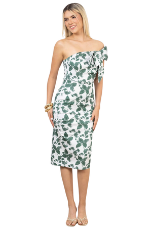 Vestido Verde Est. Midi Lola