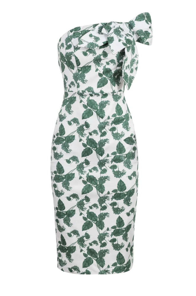 Vestido Verde Est. Midi Lola