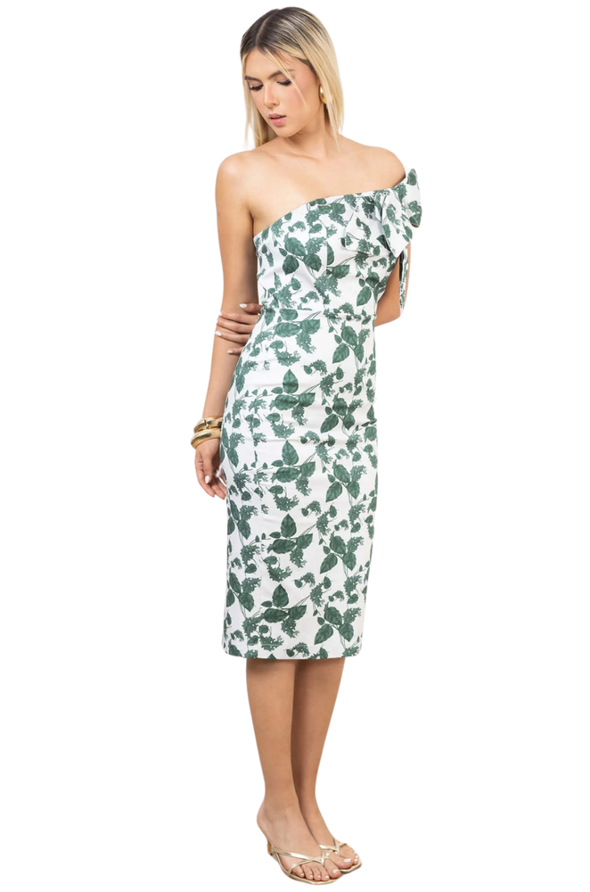 Vestido Verde Est. Midi Lola