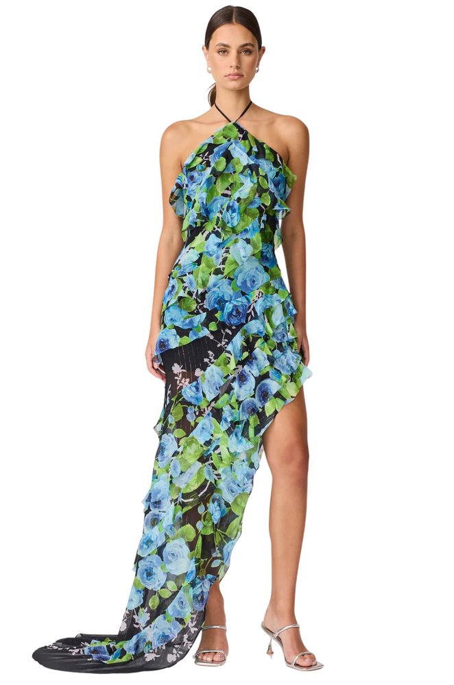 Vestido Verde Floral Brianna