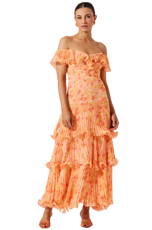 Vestido Coral Floral Wendolyn
