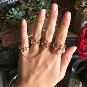 Anillo Caviar Rose Gold