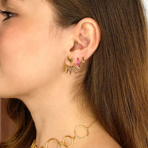 Arracada/Piercing Mini Negra